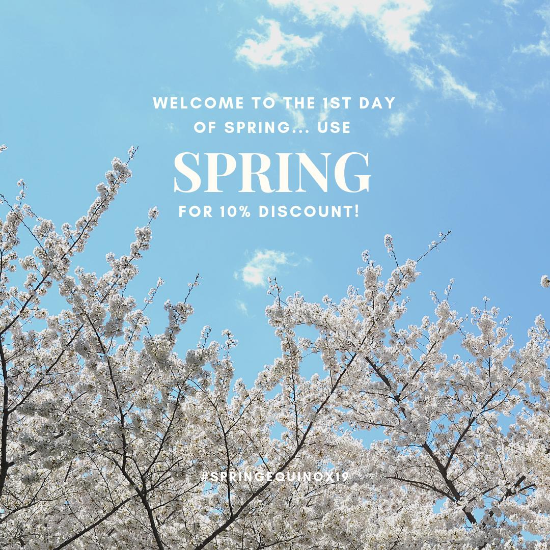 Today is the Spring Equinox 
Welcome back, Spring! To celebrate it, get 10% Discount with SPRING on our website!
bit.ly/Oregonuk

#SpringEquinox 🌓 #SpringWarmth 🌼🐝🌺