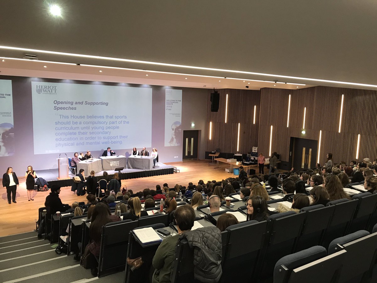 heriotwatt_soss's tweet image. That’s all our speakers completed! Over to the floor for a Q&amp;amp;A in true multilingual style! #HWUMLD