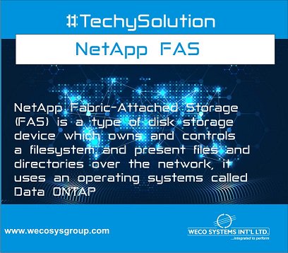 wecosystems's tweet photo. #NetApp #Storage #Solutions We remain your number one partner in delivering technology solutions that give business the needed edge... https://t.co/r6JGu1QU3N