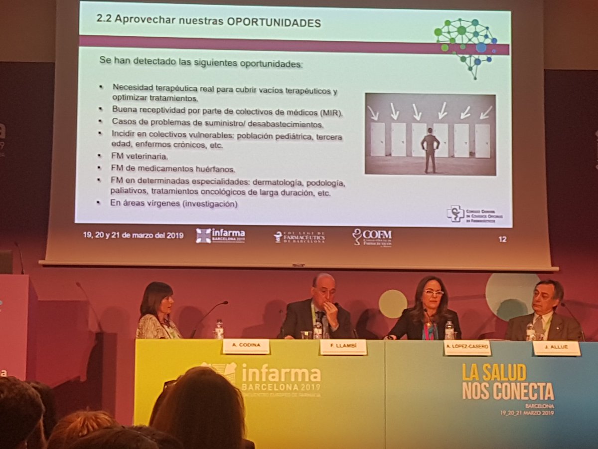 Farmaceuticos_'s tweet photo. Cubrir vacíos terapéuticos y optimizar tratamientos; ante casos de problemas de suministro #desabastecimientos; en determinadas especialidades como dermatología o tratamientos oncológicos de larga duración... oportunidades de la #FormulaciónMagistral #Infarma2019 https://t.co/c3R8BCMhdb