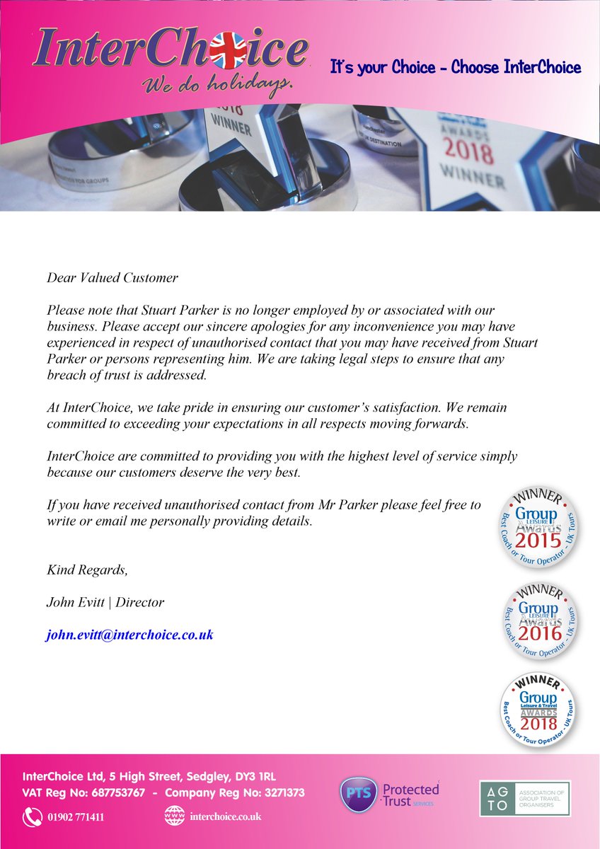 IMPORTANT CUSTOMER NOTICE