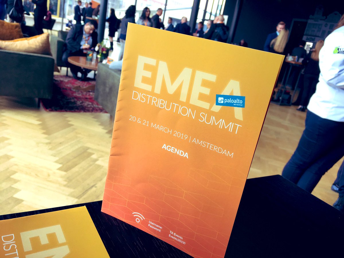 mrdmsmith's tweet photo. My first @PaloAltoNtwks EMEA Distribution Summit with @ArrowECS_UK. Looking forward to some great presentations. #NextWavePartner #DistiSummit https://t.co/0DEthw4Jzy
