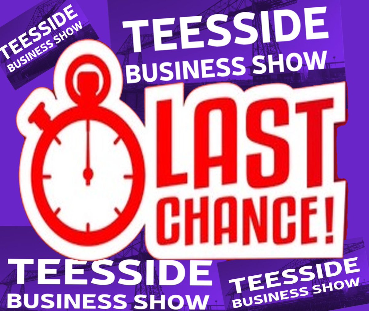#Teesbiz2019 is tomorrow! 

FREE Tickets are still available to attend the show as a delegate, don't miss it! 

The show is taking place at the home ground of <a href="/Boro/">Middlesbrough FC</a> starting at 10AM, with #Seminars taking place all across the day...

See you there 😎
Link: bit.ly/2FonVFc