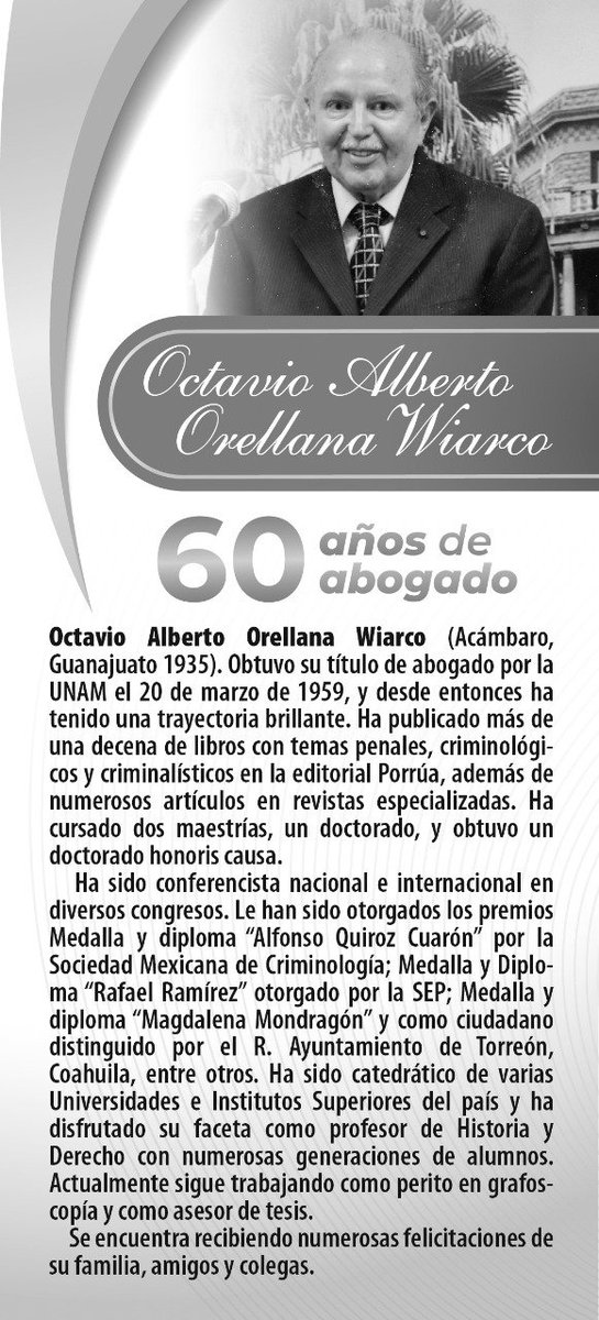 onlyemergency's tweet image. Un día como hoy hace 60 años recibe su título de abogado el Dr. Orellana. Felicidades!!