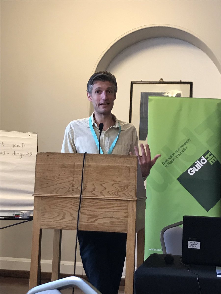 alexbols's tweet photo. Richard Haynes from @inspiredAUB sharing his experiences of what he learned going back to work at @aardman and how this then informed his teaching at Arts Uni Bournemouth at @AdvanceHE and @GuildHE symposium #dualprofessional #PracticeInformed https://t.co/HPriEBBBQq