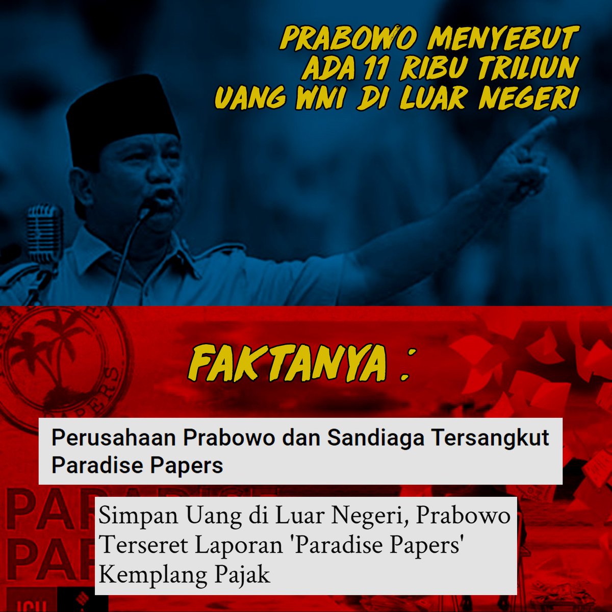 ErlintaH's tweet photo. Nunjuk orang melakukan kejahatan, padahal sendirinya juga penjahat. Ini sih Prabowo ibarat maling teriak maling. Mau nutupin kesalahan diri sendiri sampe segitunya.https://t.co/UeZLpWAPxu    @pokoknyaaco @Qiqy_Qiqy @MalmanAlfarizi @M_hbby @kasposudarmo https://t.co/zrLB9QluQk