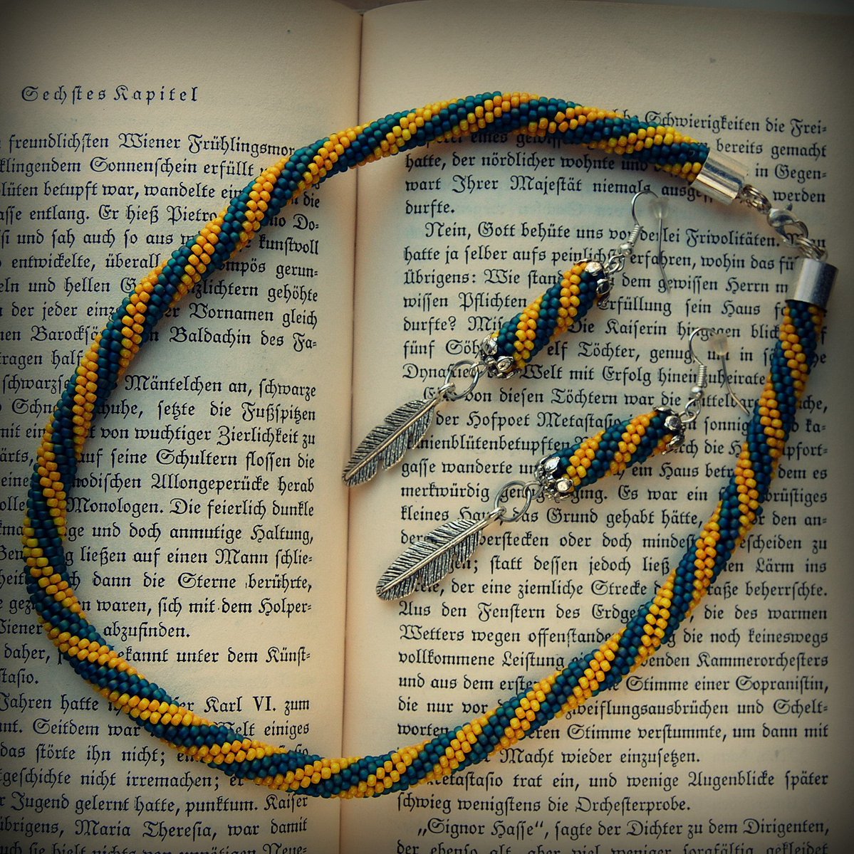 Gems4Geek's tweet photo. Beautiful set in #beadcrochettechnique. It's inspired by #nature and #bohostyle :)
#yellow #turquoise #naturejewelry #polymerclay #fashionjewelry #fashion #bestmasterpiece #artistic_unity_#makermade #artisticjewelry#handmadejewelry #jewelryuk #jewellery https://t.co/P01VVcWXmR