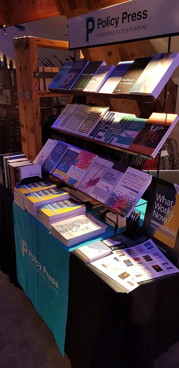 UKKMbF's tweet image. Don't forget to take a look at @policypress stand including the launch of #whatworksnow #KMb2019