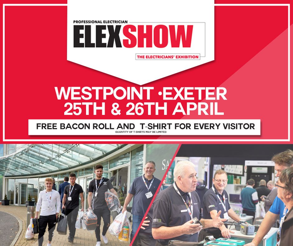 Elexshow's tweet photo. NEXT STOP : Did you miss out on ELEX Manchester? Keep the 25th and 26th of April free as we head to @WestpointExeter! to register for your FREE ticket click here: https://t.co/r2E7ye8OaZ https://t.co/Topvzah7PF