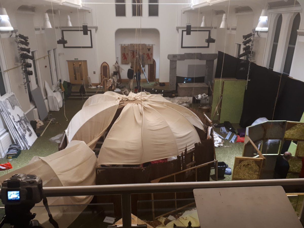 What do you get if you mix a beavers' lodge, with a fur coat (fake of course) and a gas mask? #thenarniaexperience #altrincham <a href="/thehubalty/">The Hub</a> <a href="/promotetrafford/">Promoting Trafford</a>
