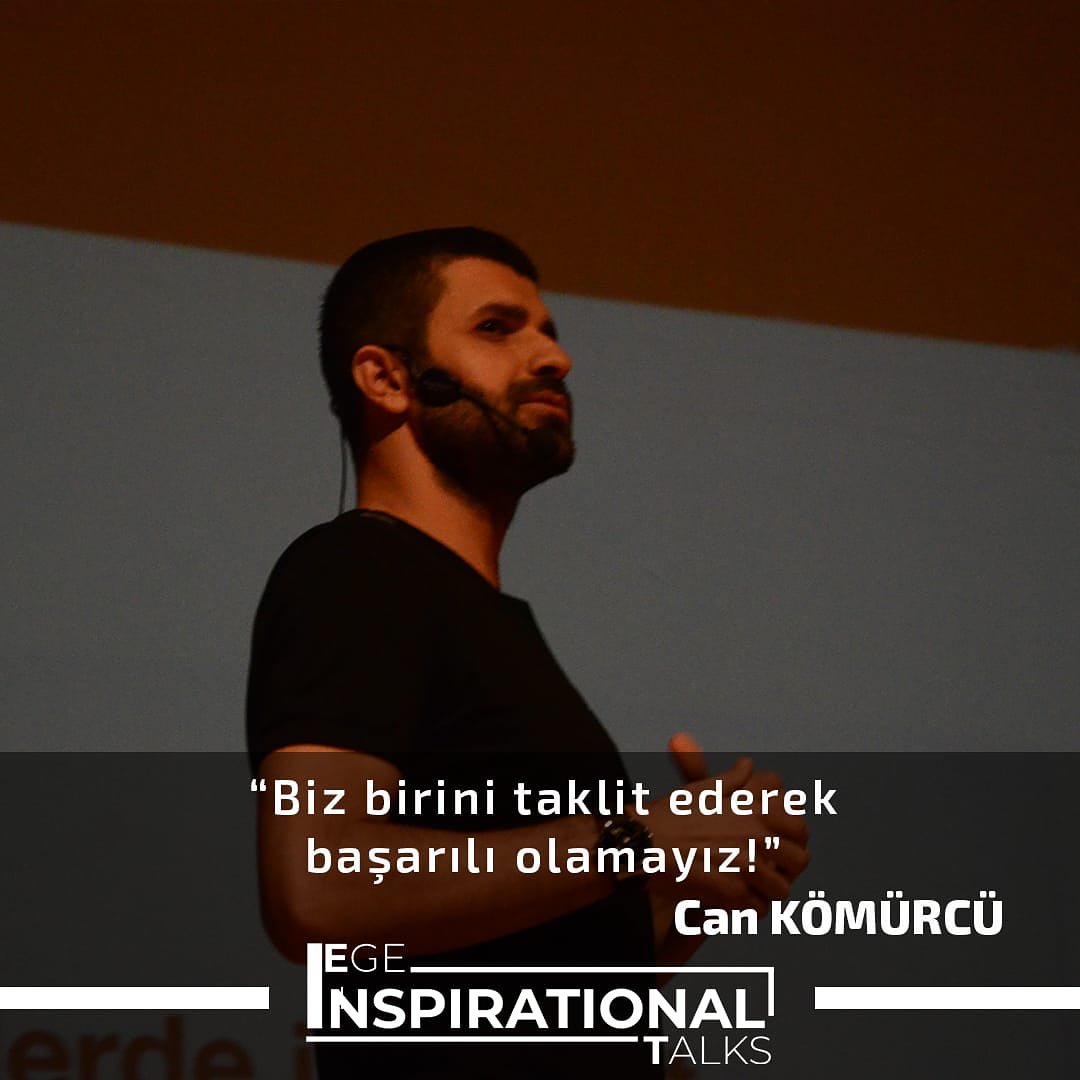 EgeTalks's tweet photo. "Biz birini taklit ederek başarılı olamayız!"
Can Kömürcü

#egeüniversitesi #egeisletmetoplulugu #egeit #eit19 https://t.co/NVrnch8ueN
