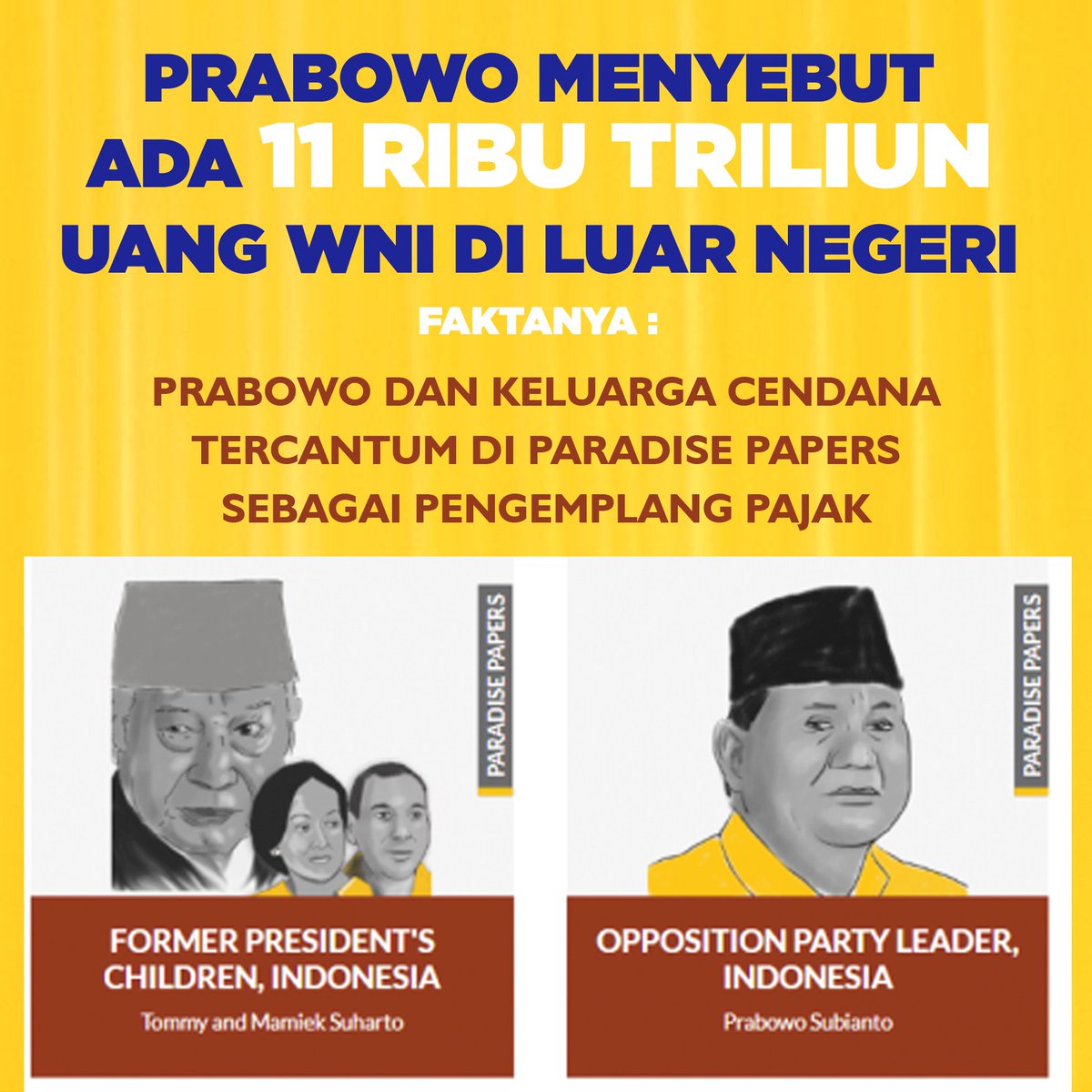 LAminarty's tweet photo. Berbeda dengan Sandi, kalau Prabowo dan keluarga cendana tercatat dalam Paradise Papers, maka Sandi tercatat dalam dokumen yang sama namun lebih dahulu dirilis bernama Panama Papers.https://t.co/vmfvzLDzZa    @abahaway @Razareviantry @firdha_ndda @UwinDewa @asshaaar https://t.co/F7Hkvtc9v4