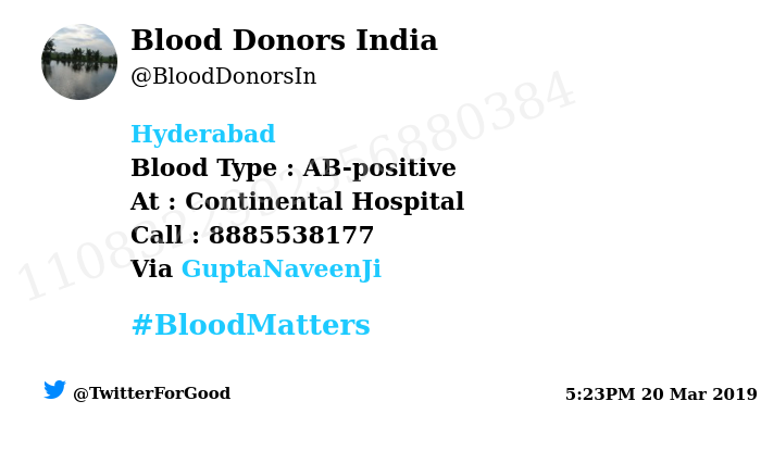 Blood Donors India tweet media
