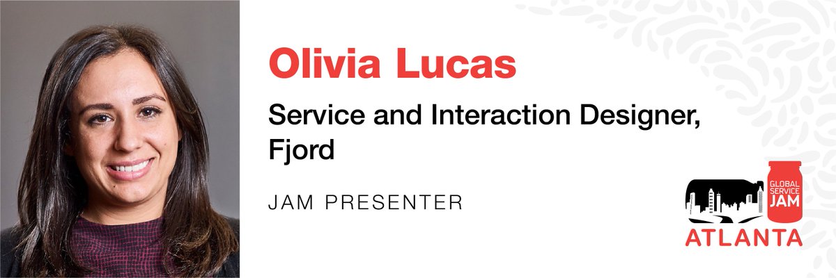 AtlantaServJam's tweet photo. Atlanta #GSJam presenter @olivianlucas, Service and Interaction Designer at @fjord will be talking about and demonstrating Mapping Services at the 9th Annual #Atlanta Service Jam #servicedesign https://t.co/9nxv5J8oIH