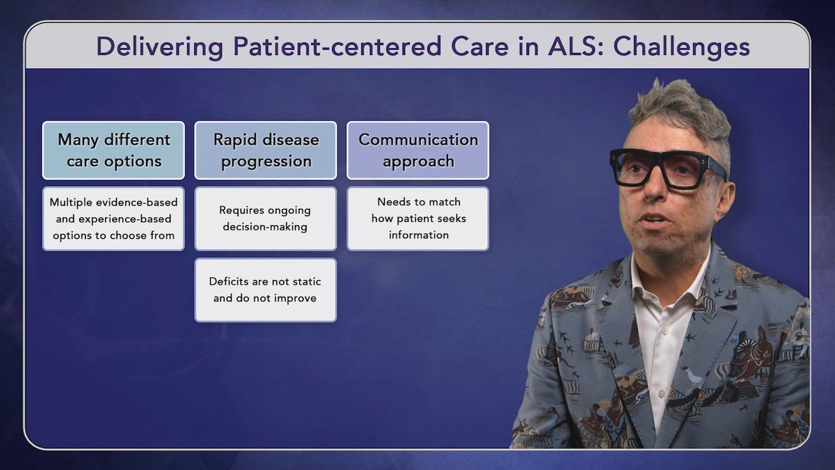 doctorschannel's tweet photo. Short-form accredited video CME on The Doctor's Channel: 

Assess the use of multidisciplinary approaches and patient-centered decision making in the care of patients with ALS.

with Richard Bedlack, MD, PhD

https://t.co/0Df3Ig3dPc https://t.co/ePRpBhpRVC