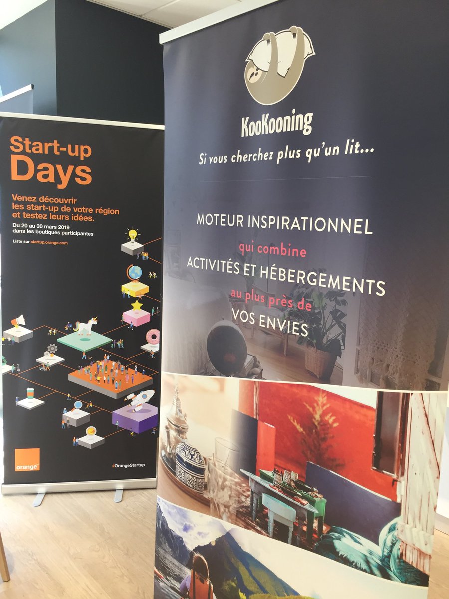 KooKooning_FR's tweet photo. Toujours chez #Orange à #Grenoble pour les #StartUpDays https://t.co/rTCVPA1bLz