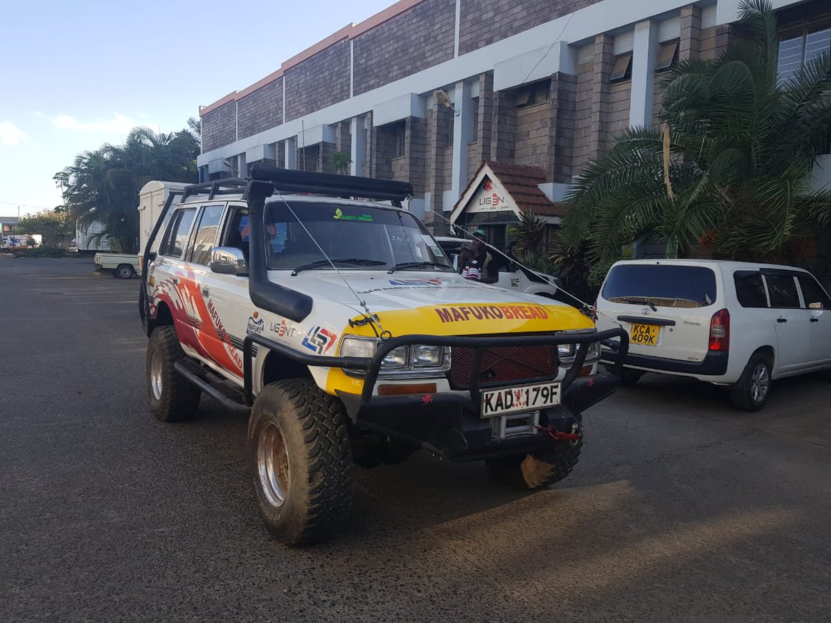 xkracing's tweet photo. After representing at #Champagne4x4Challenge last weekend, Mafuko Team are now getting ready for the competition at #MtKenya4x4Challenge!
#MafukoBread #LRStation #SilverSpread https://t.co/ItMoQOXKPR