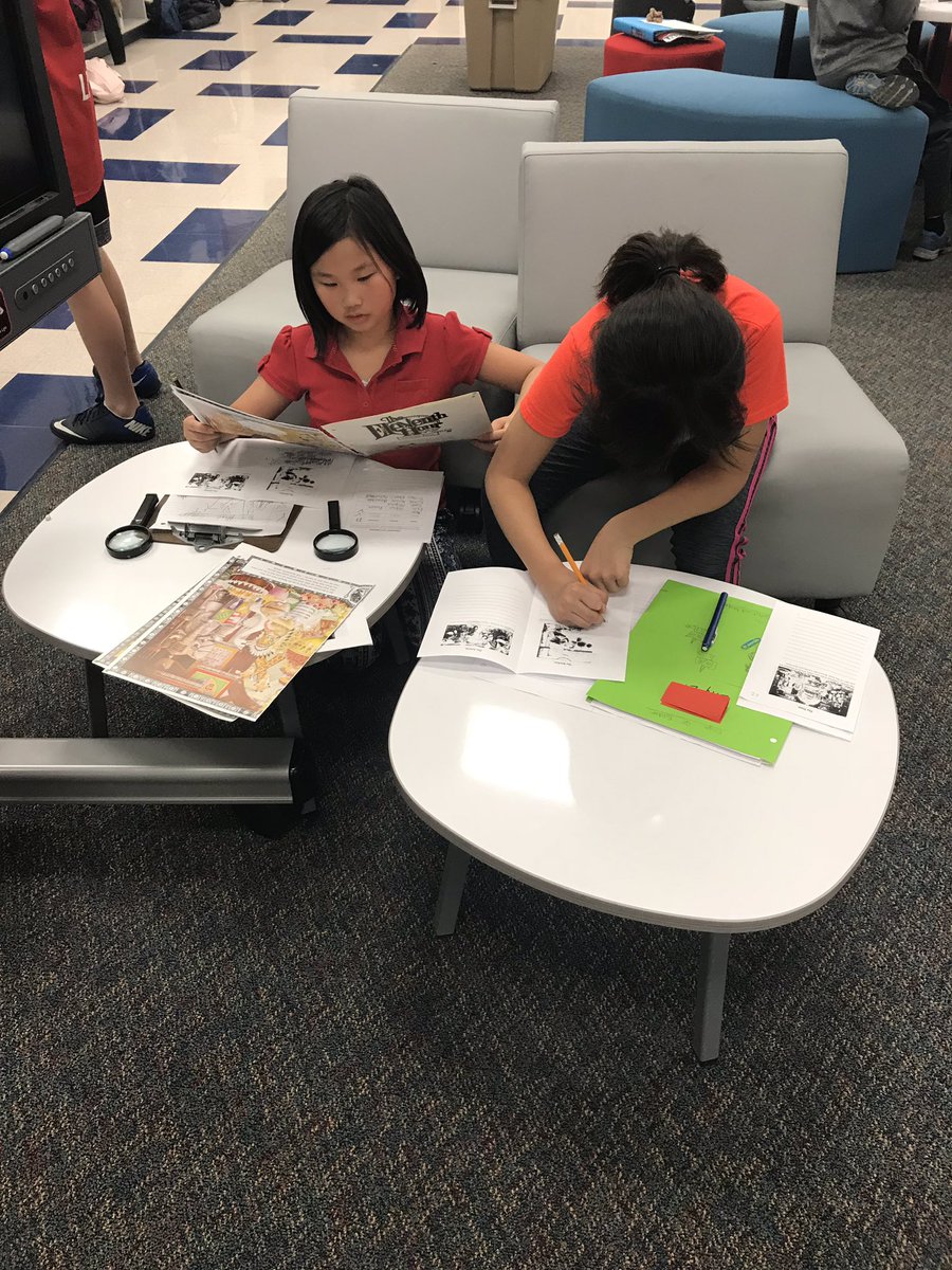 GTareWe's tweet photo. Third graders searching for and deciphering clues in their Eleventh Hour books. #codes #ciphers https://t.co/ftjsCTclaQ