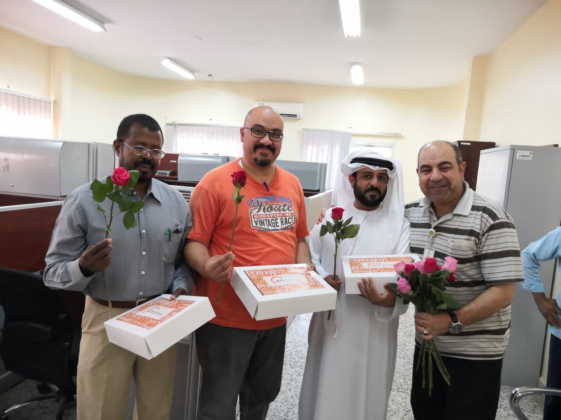 ADFSC's tweet photo. مظاهر من احتفالات موظفي مركز_خدمات_المزارعين ب #اليوم_العالمي_للسعادة #تسامحنا_سعادة https://t.co/jVsuFPLyeF