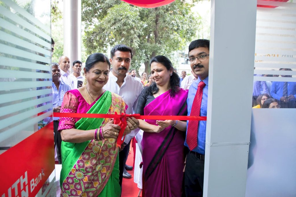 uaesfc's tweet photo. Today Our Handsome hunk @Suriya_offl anna ❤️❤️❤️ | #SouthIndianBank branch inauguration in #KaappaanLook 😎
@rajsekarpandian #NGKUpdateSoon https://t.co/snq1Sj5xQF