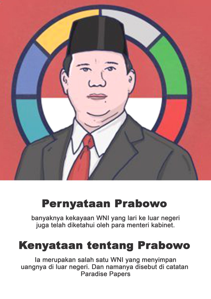 GusfinaWinda's tweet photo. Prabowo dan Paradise Papersnya masih dalam banyak perbincangan. Tapi dia sudah berani bilang kepada orang bahwa uang WNI 11 triliun ada di Indonesia, dia bisa menuduh orang tapi tidak mau mengakui yang dia lakukan. https://t.co/jTNdr16FdR    @ManiKeepsItReal @jayaneg16829822 @anianimates https://t.co/i6Y5ZZ1kll