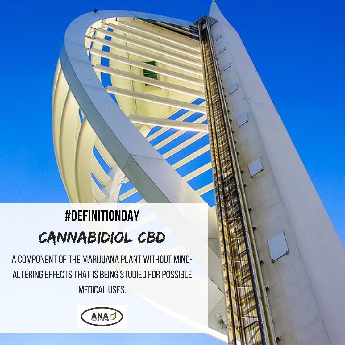 ANA_TREATMENT's tweet photo. Definition Day - Today's Term is Cannabidiol (CBD)! #ANATreatmentCentres #fightaddiction #definitionday https://t.co/elzq72vJlK