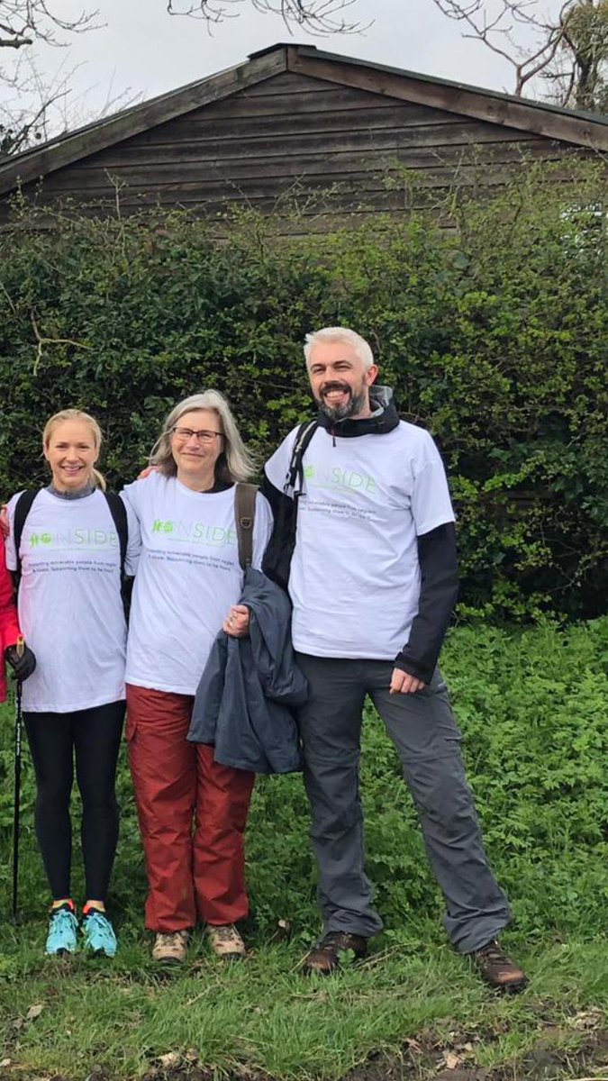 OnsideAdvocacy's tweet photo. The brilliant @maddy_hill90 star of @BBCCasualty has now joined @DanielWalton76 on his mega #worcestershire #BorderWalk @OLPRO https://t.co/2rkTyk4NJn