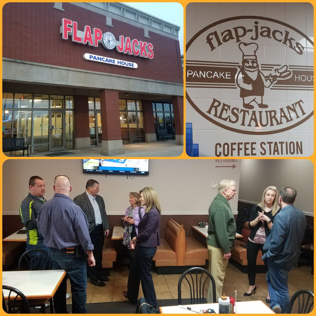 WhitestownIN's tweet photo. Come say hello to your local &amp; county leaders this morning at Flap-Jacks in Whitestown. #CountyCoffee #LocalGov https://t.co/6OmqiNTJoP