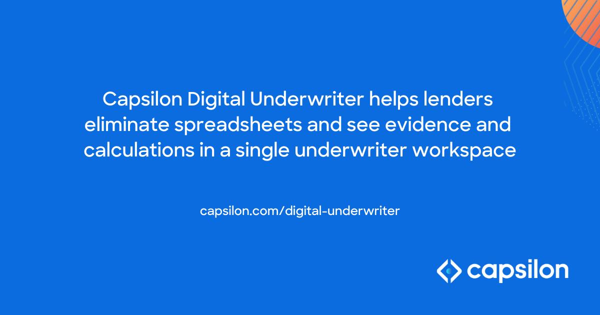 CapsilonIQ's tweet photo. Capsilon launches Capsilon Digital Underwriter, helps lenders and investors make rapid loan eligibility decisions with perfected data. Read more at https://t.co/2sfue8wXfd. #MortgageNews #MortgageLenders #PerfectData #mortgage #fintech #digitallending #digitalmortgage https://t.co/PMpofn0sPr