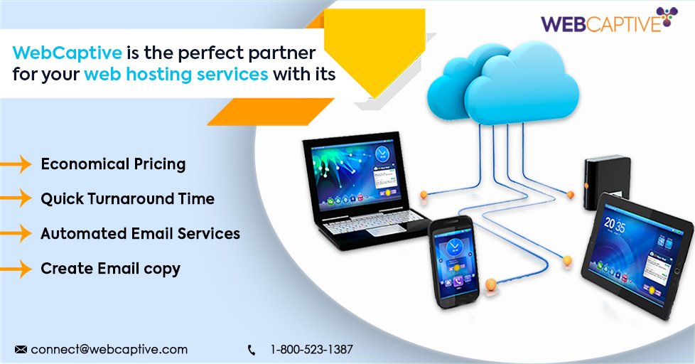 WebCaptive_inc's tweet photo. Choose WebCaptive &amp; start with the Best Web Hosting Services &amp; Web Design at an Affordable Price- https://t.co/3LG7ejkOGP
#emailmarketing #emailing #webhosting #emailservice #email #webdesign https://t.co/FuyEgRswYT