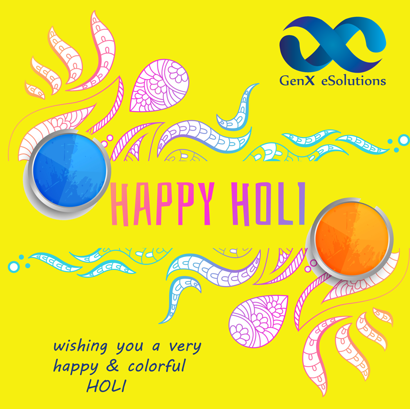 GenXeSolutions's tweet photo. GenX eSolutions Team wishing you a very happy and colourful Holi...
#Happy #Holi #2019
#GenXeSolutions #Travzilla #TravelTechnology #TravelTechnologySolutions #TravelTechnologyCompany #TravelERPsystems #TravelERP #OnlineTravelReservationSystem https://t.co/Evz2hm8plT