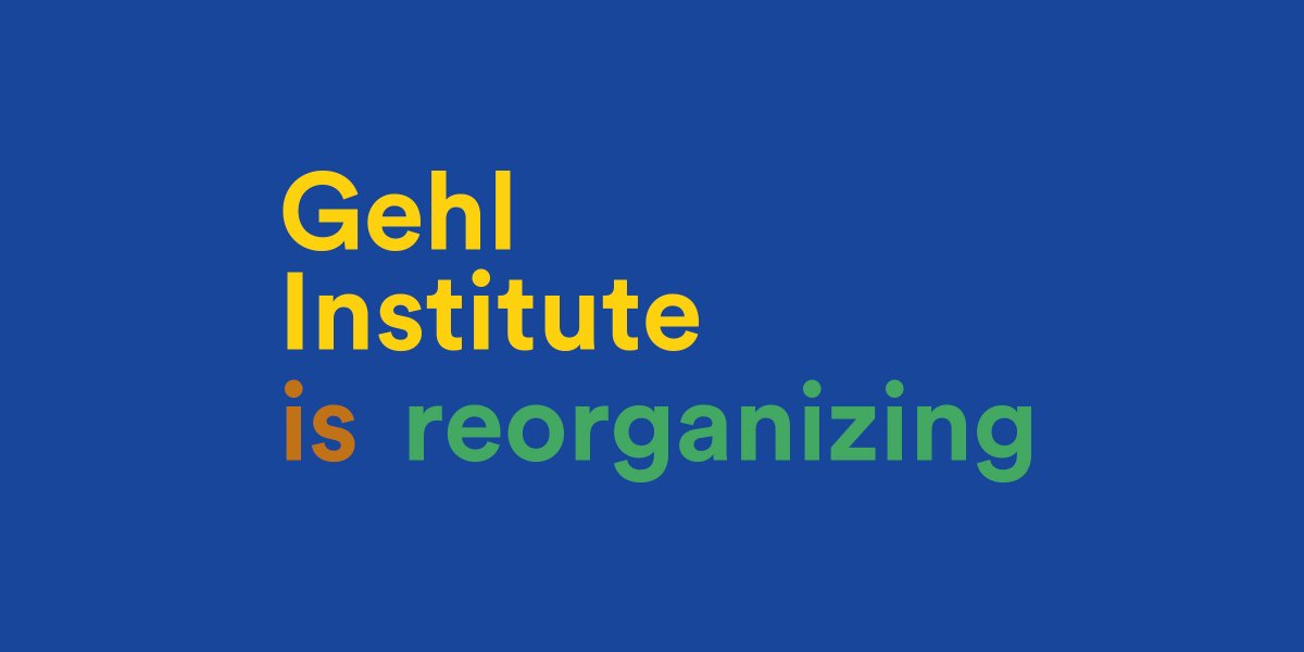 gehlinstitute's tweet photo. Thank you to all who have supported us over the years. We are reorganizing, and as of April 1, will have a different structure. https://t.co/06NCUegd23 https://t.co/7LYHGKGHZN