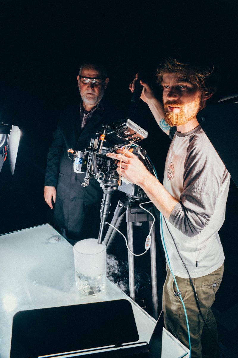 FHFilmsBristol's tweet photo. Filming chemical reactions for @BristolUni School of Chemistry using the #Phantom4K VEO with a #Laowa macro probe lens. Very cool! With @davidth04561492 @FightingFilms Studios. https://t.co/VHfOKVJjUt