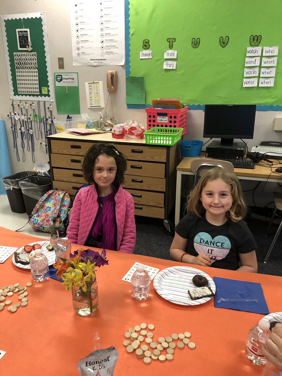 Breakfast bingo with STEM auction winners!