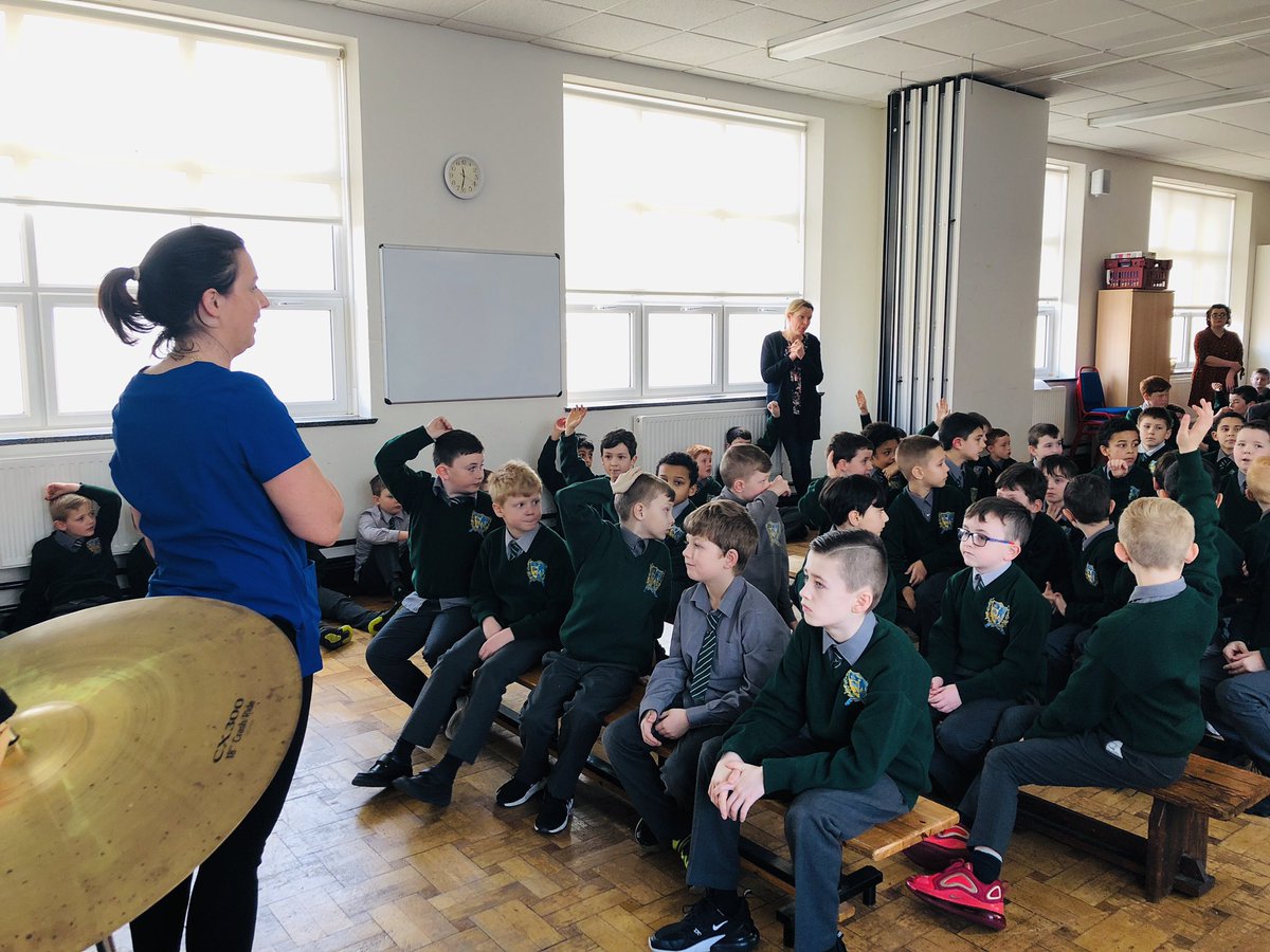 DrJenCollins's tweet photo. As part of World Oral Health Day, Dental Care Ireland provided fantastic oral health packs for the kids of @frannercbs so they had a 2 minute brushathon! The winner of the top prize went to a boy from 2nd class. Well done all ! #OralHealthDay @DentalCareIrl https://t.co/nroW334uKd
