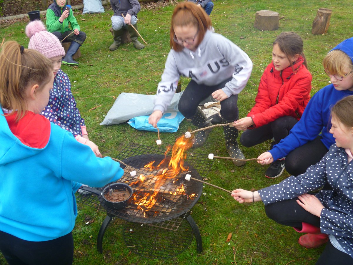SchoolsSpa's tweet photo. Year 6 @StakesbyAcademy @MissERobson1  campfire cooking in Forest Schools🌳🔥🙂 @SchoolsSpa https://t.co/zBCfCc0ikp