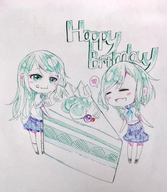紗夜ちゃん・日菜ちゃんお誕生日おめでとう!! 