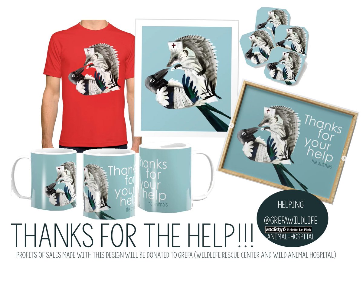 BeletteLePink's tweet photo. help the #wildlife 🦝🦝 earnings of this design will be donated to @GREFA_Fauna wildlife-hospital 🦝
@BeletteLePink @society6
#tshirt #apparel #animalart #charitableart #giftideas #wildlifehospital #tshirt #tshirtdesign #animallovers #endangeredspecies
https://t.co/cEYQKszIQj https://t.co/tCMKhVFsOJ