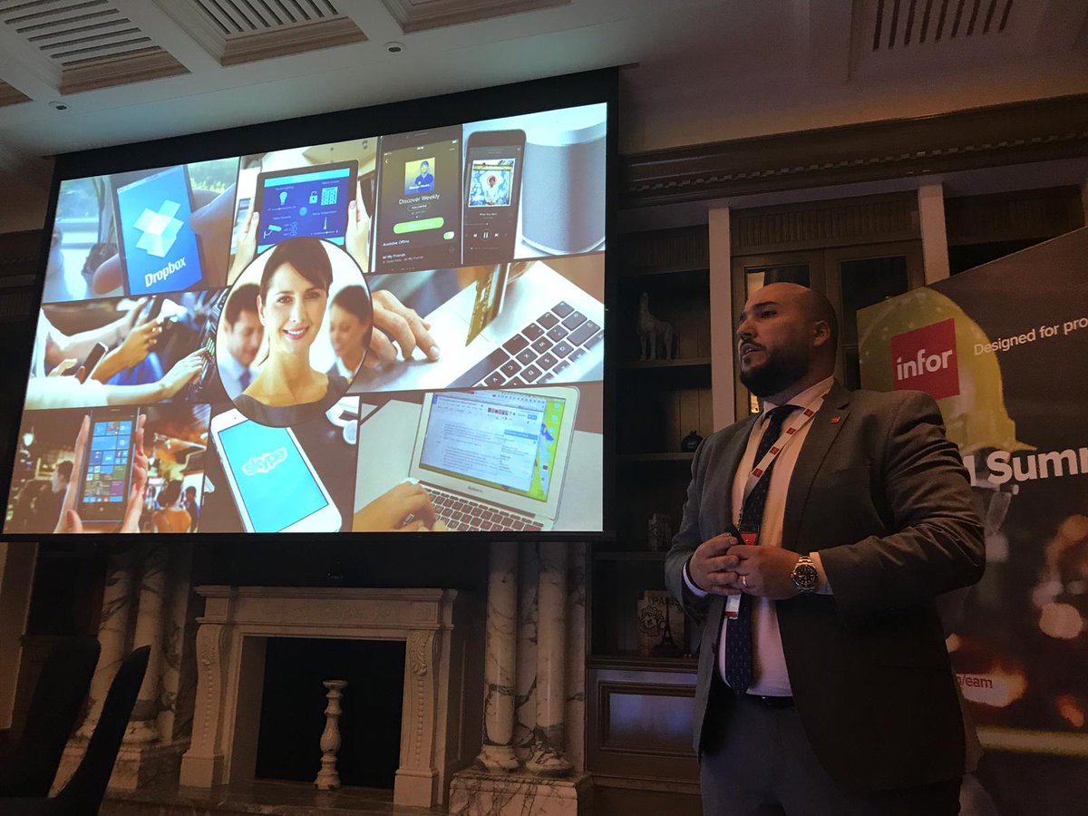 TamaraZijlstra1's tweet photo. Infor EAM, where is the system taking you next? Great session by @KAlShami at the #inforeamsummit in Dubai https://t.co/wPlRhVFGBs