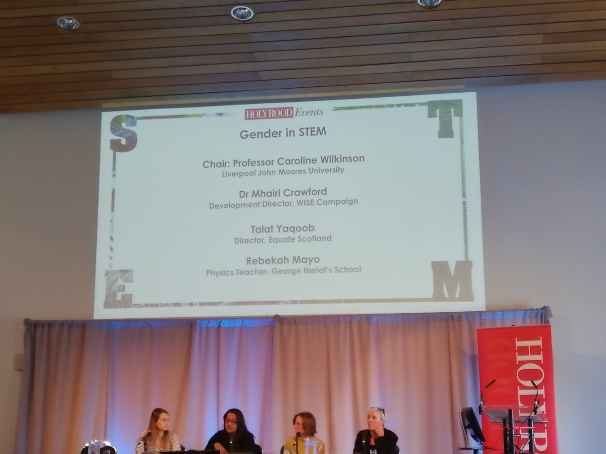 STEMfifecollege's tweet photo. Interesting talks at the @holyroodEvents STEM Scotland 2019 event today challenging some of the key issues in STEM today @fifecollege #STEMScot19 https://t.co/M89M7ymeo7