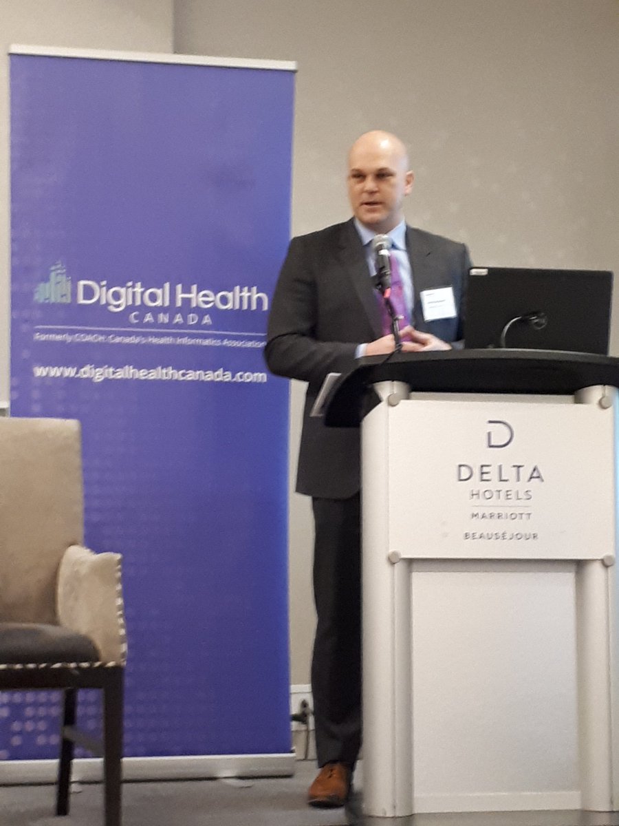 JenSheils's tweet photo. Digital Health Canada in New Brunswick today discussing Atlantic   trends in Telehealth and Virtual Care #digitalhealthatlantic https://t.co/C4lc23YsGl