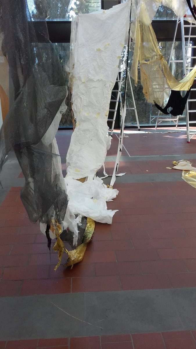 EWordsEU's tweet photo. Work in progress here at #PoloMattioli of @unisiena! #FrancaMarini is setting up her installation for #Ewords. The inauguration in on Thursday March 28th at 3 p.m. (CET). If you're around #Siena, don't miss it! @EU4Citizens https://t.co/Oen3TncXk3
