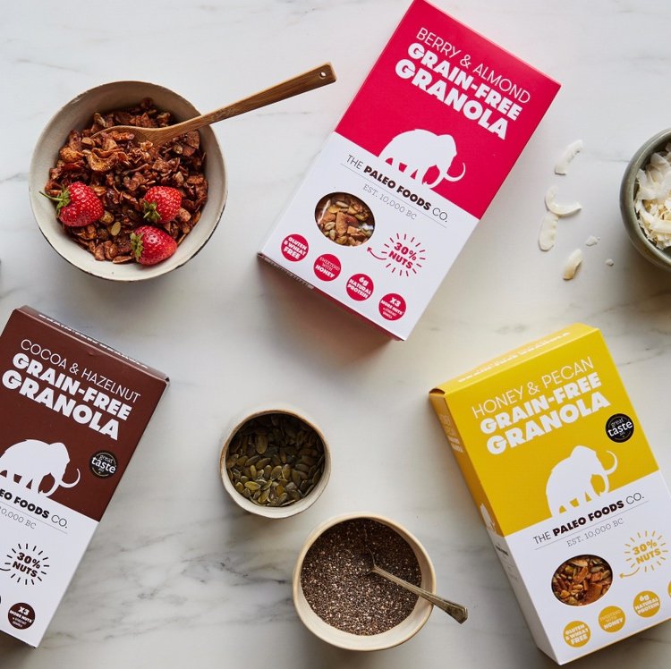 PaleoFoodsCo's tweet image. Our #granola is 30% nuts &amp;amp; is grain free (no oats) which makes us unique! Its high nut &amp;amp; seed content means that you can start your day a more nutritious &amp;amp; #natural way - we've done the foraging for you! Find us in #Waitrose, Ocado &amp;amp; Wholefoods 🌟 #healthylifestyle