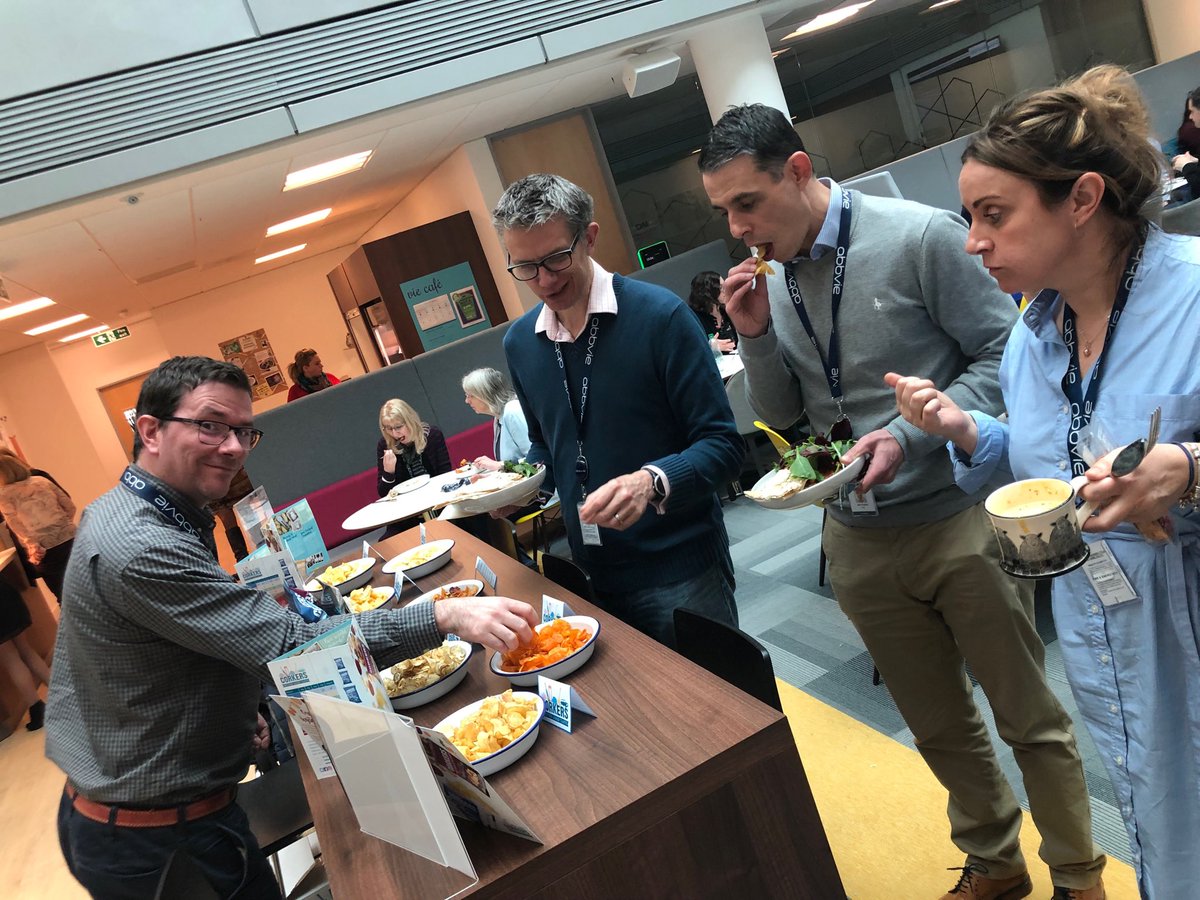 ⁦<a href="/CorkersCrisps/">Corkers Crisps</a>⁩ ⁦<a href="/cateringbm/">BM caterers</a>⁩ ⁦<a href="/abbvie/">AbbVie</a>⁩ #bestofbritish #field2bagstory Abbvie staff loving Corkers Crisps