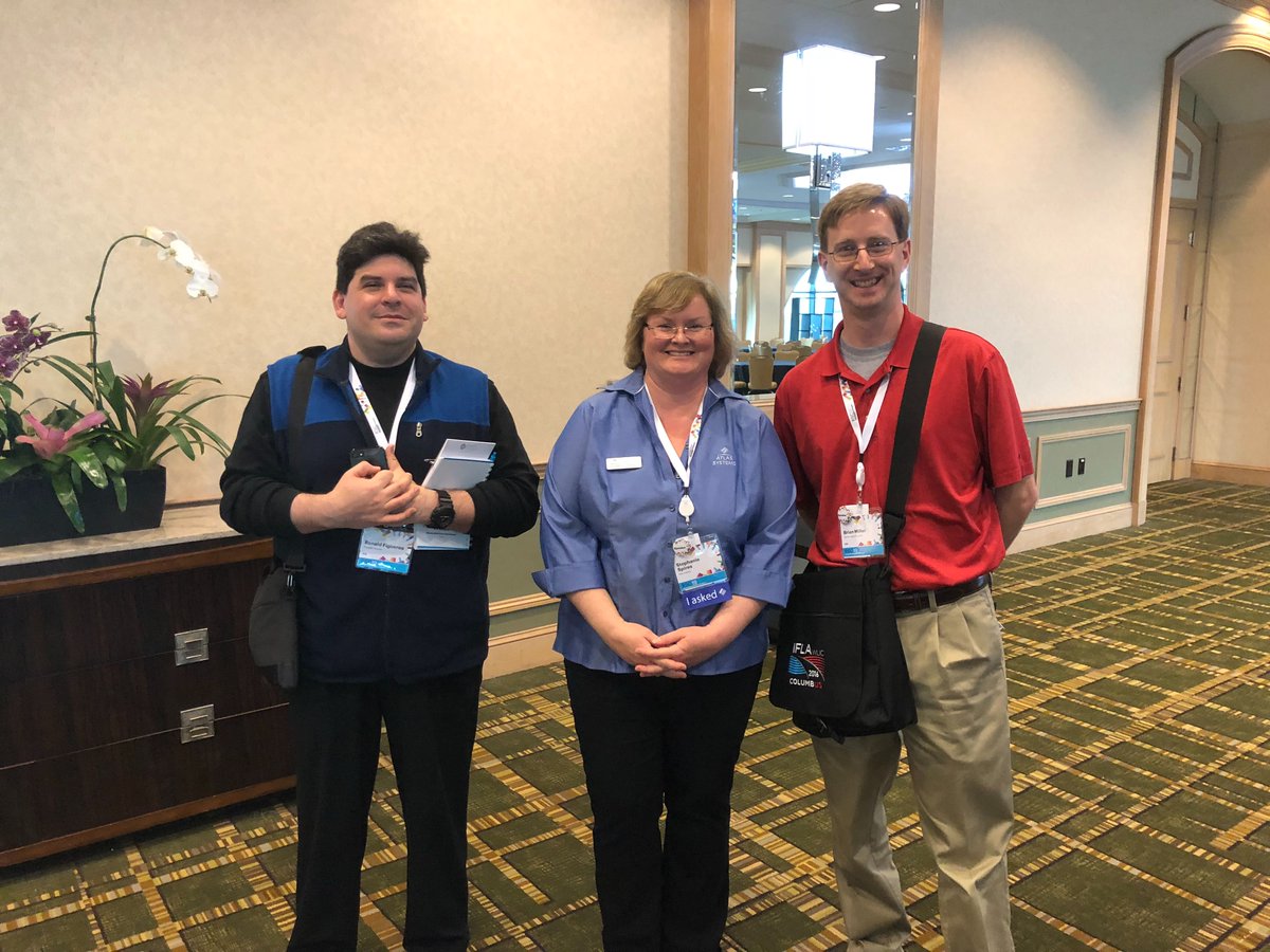 atlassystems's tweet photo. Day 1 of #OCLCRSC19 was a blast! Thanks for stopping by the Ask Atlas table to say hello and share your ILLiad project plans and ideas with us! #wheresAtlas https://t.co/GgQUA7ykyE