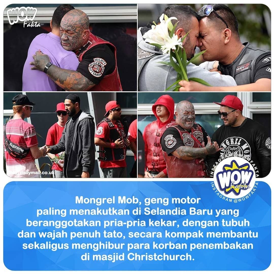 kontenwow's tweet photo. Sejak dibentuk pada 1962, Mongrel Mob menjadi geng motor paling menakutkan di Selandia Baru. Kelompok jalanan yang beroperasi di Hastings ini beranggotakan pria-pria kekar, dengan tubuh dan wajah penuh...
.
.
https://t.co/NTj3wSzn6h
.
. https://t.co/6tpNLeMh42