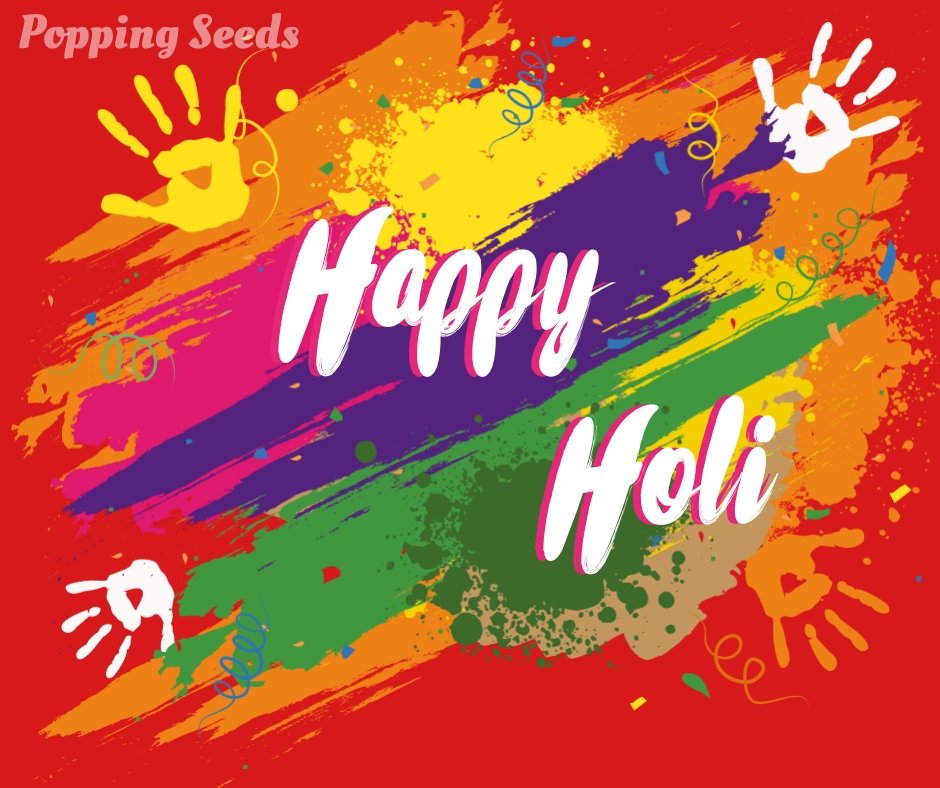 SeedsPopping's tweet photo. Popping Seeds wishes all the kids and their parents a Happy, safe and fun-filled Holi. 

#PSTweets #HappyHoli2019 #SafeHoli #EcofriendlyHoli #Colorfestival  #celebrations https://t.co/2FKwZDNTKI