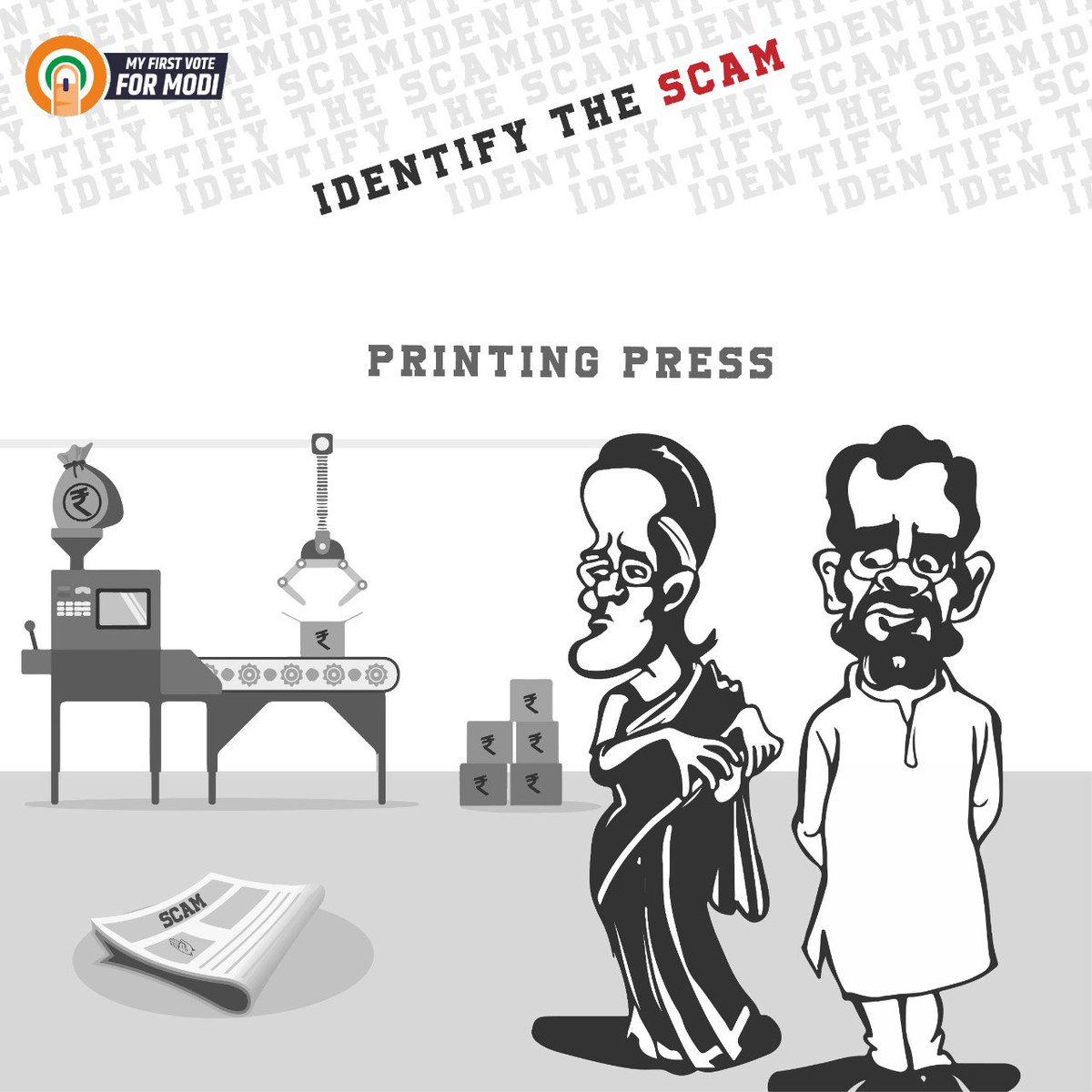 The CONgress has CONned the country for several decades. This summer let's con them back. Pledge #MyFirstVoteForModi #NamoAgain #ApniPartyApnaBanda