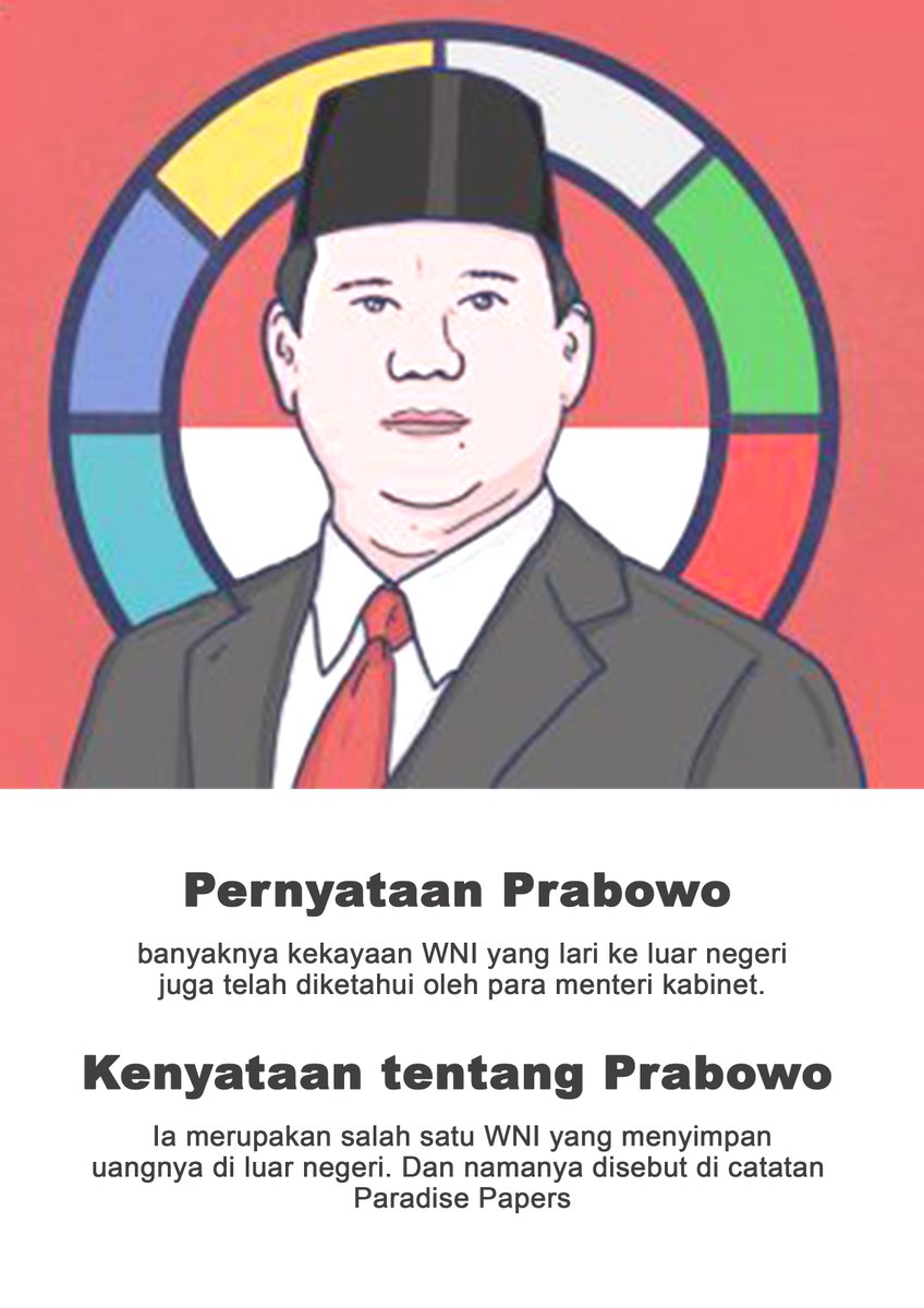 pt_anisha's tweet photo. Prabowo ini ibaratnya dia lempar batu, sembunyi tangan. Bisa menuduh orang dengan hal-hal yang jelek. Padahal dia juga melakukannya. Salah satunya tentang uang WNI di luar negeri, dia juga kan terciduk di dokumen Paradise Paper punya perusahaan cangkang d https://t.co/HXTh3Gi8rF https://t.co/jceFkoPHqx