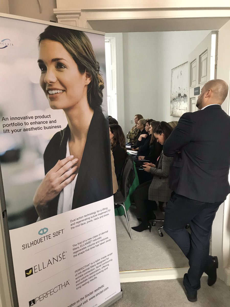 GeoffAesthetics's tweet photo. @CosmedAcademy Sinclair Ireland relaunch @JohnBannonLtd @BannonUk https://t.co/p8DjgtVeh8